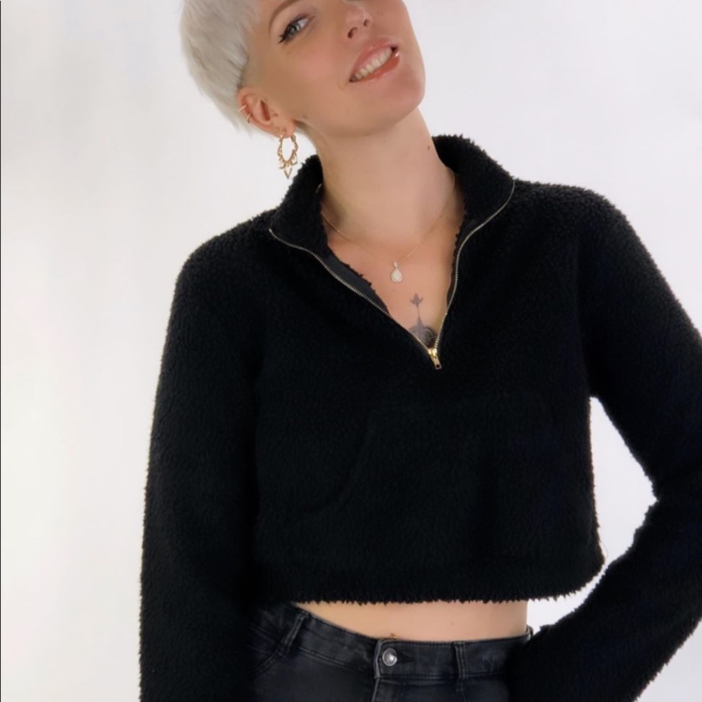 Women Crop Top Sweater